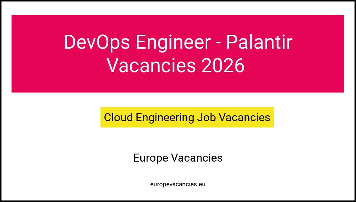 DevOps Engineer - Palantir Vacancies 2026