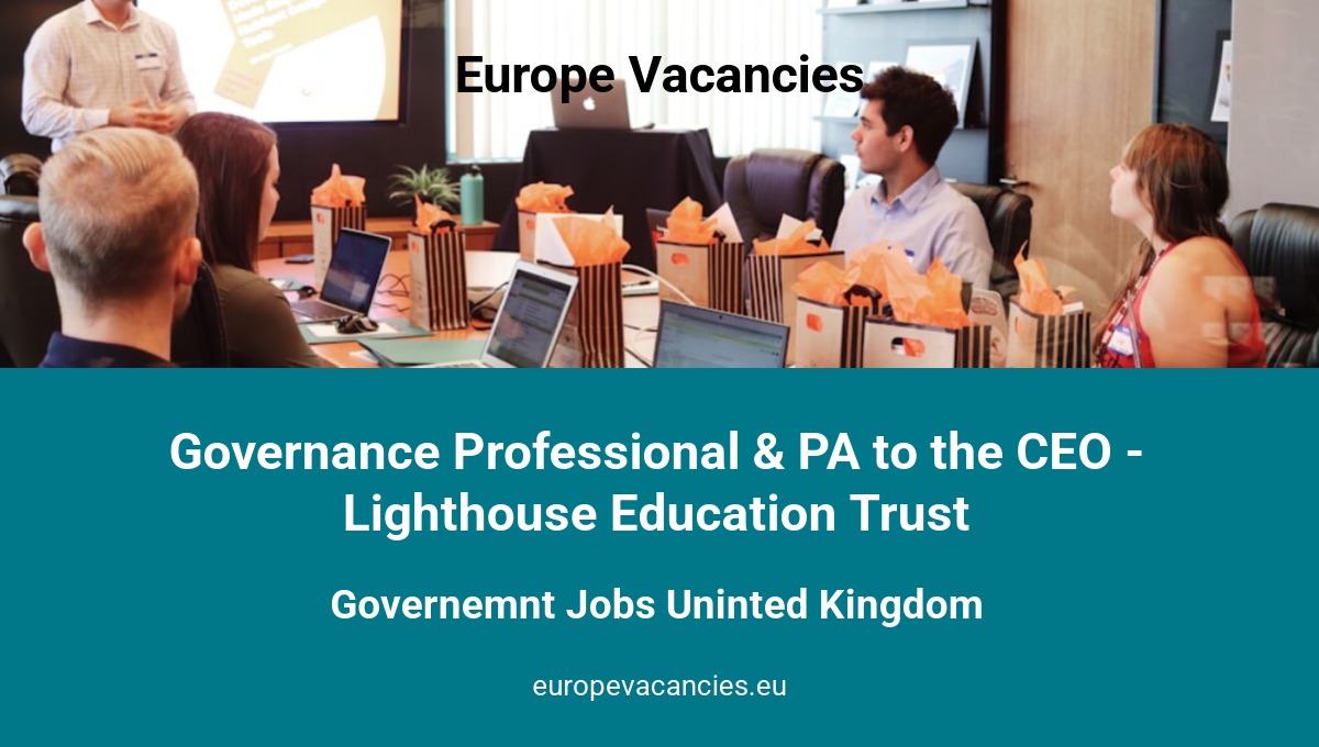 Governance Professional & PA to the CEO - Lighthouse Education Trust
