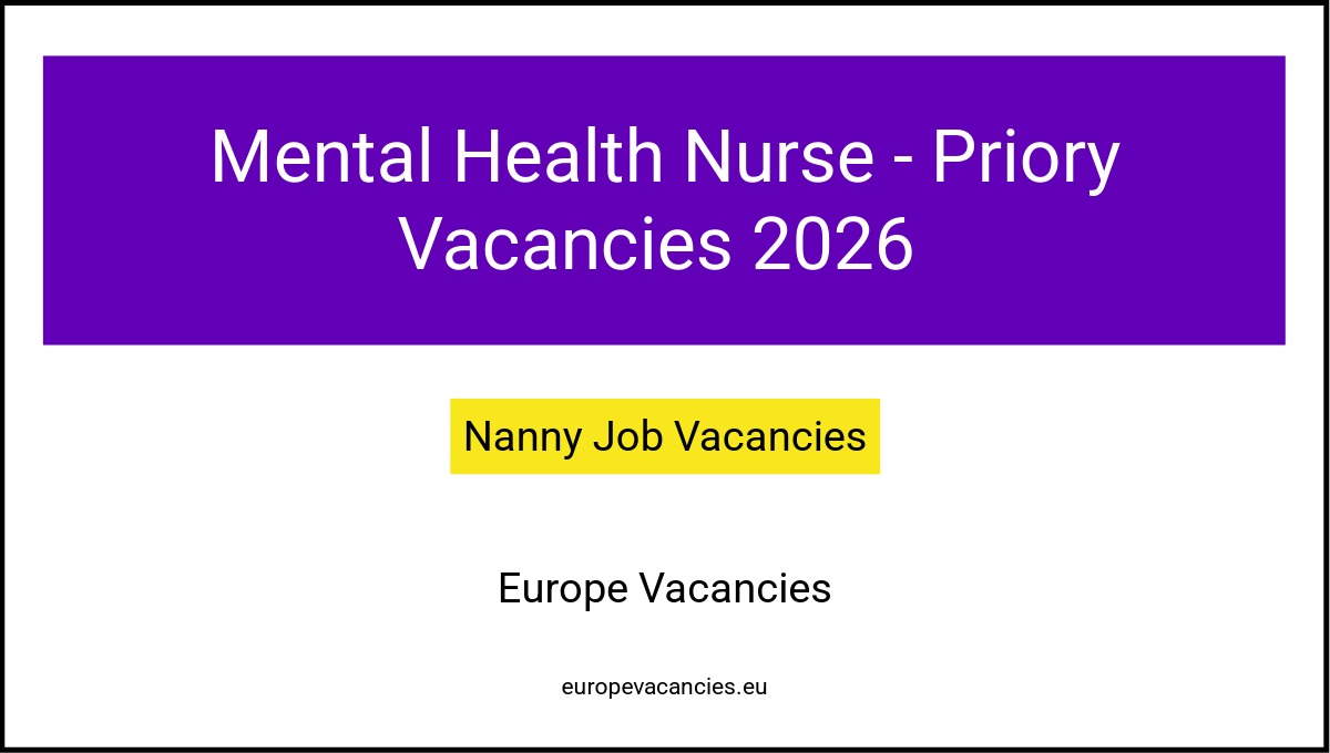 Mental Health Nurse - Priory Vacancies 2026